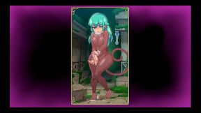 Mage Kanades Futanari Dungeon Quest - GALLERY SHOW [ Hentai Game PornPlay ] Ep.4 slave to a slime pussy ending