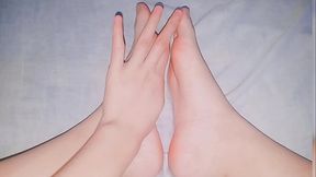 Pies suaves y rosaditos