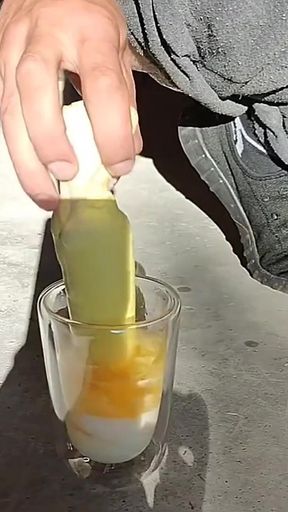 Piss and Creampie Out of My Ass Food Enema