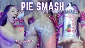 Birthday Whipped Cream Pie Smash