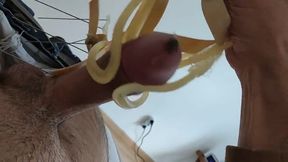 Cumshot with a fly on my dick