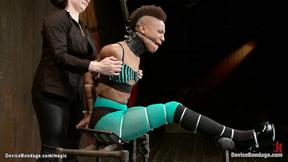 ”Ebony in split suspension caned”