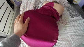 i touch the huge ass of a french pawg lying in bed
