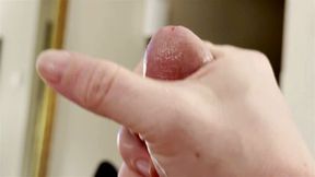 White Cock Jerking Close Up Part 1