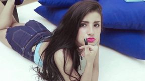 Smoking Girls From Brazil Model Julia CIGAR Video 0008
