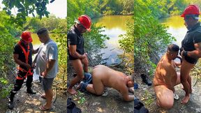 operario do metro saiu do trampo pra aliviar no cu do gordinho