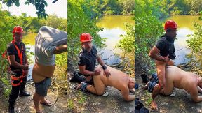 operario do metro saiu do trampo pra aliviar no cu do gordinho