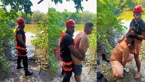 operario do metro saiu do trampo pra aliviar no cu do gordinho