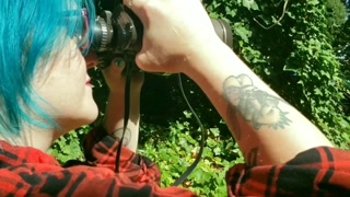 Bigfoot catches me masturbating in the woods! Happy 420 cosplay slut pawg