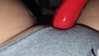 Watching porn leaves her with very wet panties🫣WHAT A DELIGHTFUL ORGASM!!!