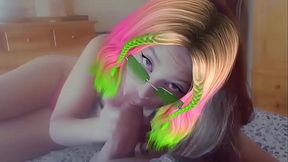 Mamada con filtro snnap