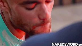 NAKEDSWORD Beaux Banks Takes Every Inch Of Axel Rockham Dick