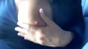 See my blonde German wife in stockings masturbates with tube in car
