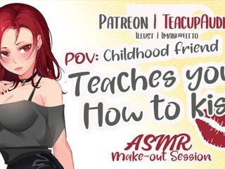 POV: Ally Teaches U How to Kiss (ASMR Make-Out Session)
