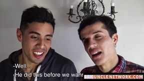 SayUncleNetwork.com - Adorable Latino couple breeding rough then POV facial