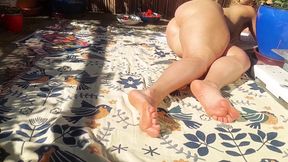 Amateur Blonde Mature Wife Outdoor