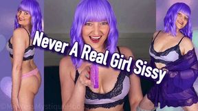 Never A Real Girl Sissy - You'll always be a lesser copy of a woman - Sissy Training and Humiliation with Femdom Mistress Mystique - MP4