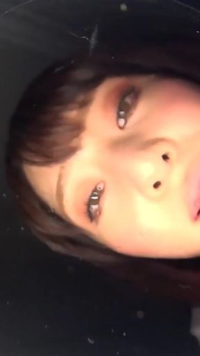 Mai Imai Licks Your Face in an Intense Mouth Fetish Session