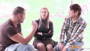 ”Nikki Dream taking down her pantyhose & fucking in semi-public”