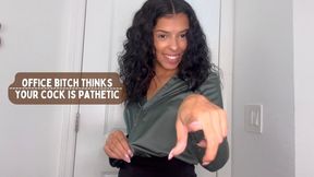 The Office Bitch Thinks Your Cock Is Pathetic! Feat Aria Nicole 4K - Office Crush Humiliates Your Tiny PeePee, SPH, Small Penis Humiliation, Verbal Humiliation, Ass Fetish, Ass Grinding, Panty Fetish, Femdom, Office Attire, Strip Tease