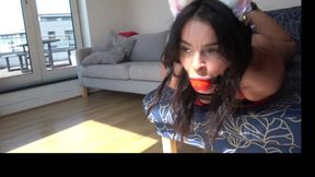 Latina in: Belt Bound and Ballgagged Catgirl Fhd