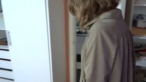 My very hot wife shows off in erotic lingerie and asks for cum in front of her