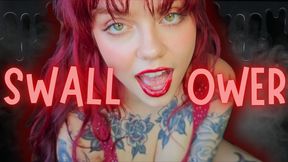 Swallower - Ginger Rae - mouth fetish - cum eating - cuck humiliation - femdom - red lip fetish