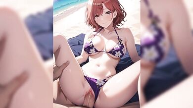 Big ass anime girls riding thick cocks in hentai POV