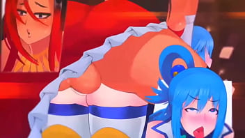 Aqua Konosuba hentai 2D