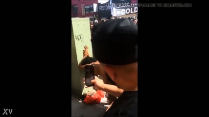 REDBONE MILF FUCKED AT PARADE 1