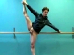 Male ballet practice (without tights!)