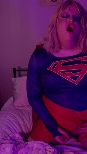 Must-share moment from &quot;Sissy Supergirl Talks Dirty While Playing With Herself&quot;