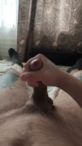 Huge solo cum