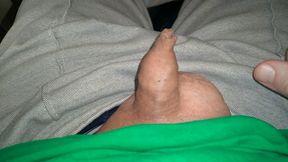 Take My Juicy Small Thin Foreskin Cock Out of the Pants
