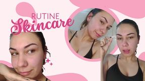 Glow & Tease: My Nighttime Skincare Ritual and shave myself