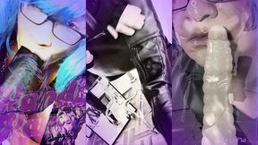 sissy slut kandi kane deepthroat slurp suck cock worship