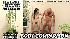 Luke Lickher Lucy LaRue Body Comparison