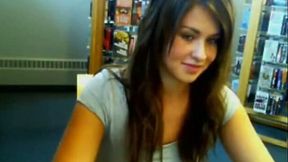 Teen GF Flashing in Public Library!