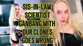 AUDIO Sis-in-law Scientist Gangbang With Clones GONE WRONG Sofie Skye - HD