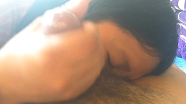 After the shower, a blowjob: that's what my stepsister tells me and asks me if I'm sure. It ends in creampie.