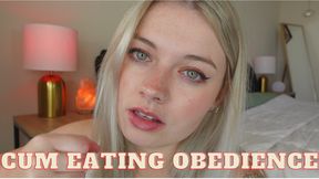 Cum Eating Obedience Training