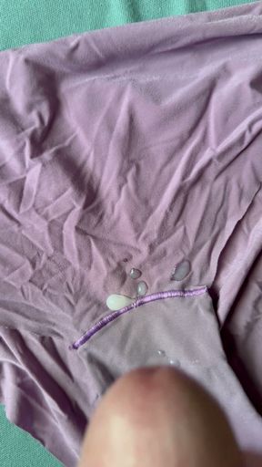 Cum on wife's panties 31