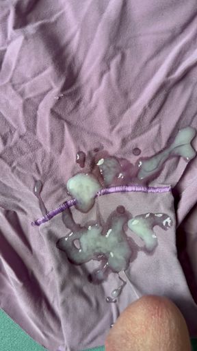 Cum on wife's panties 31