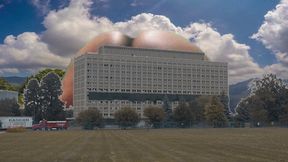 Giantess uses Big Ass to Destroy Building 1080
