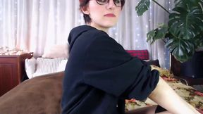 Showing my hairy asshole live - part 2