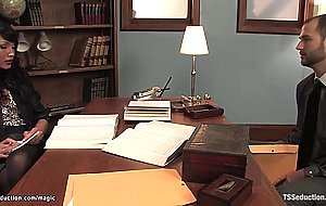 TS attorney binds and fucks assistant