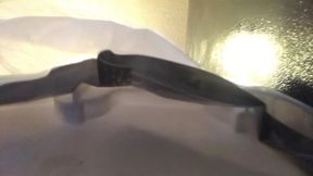 Teeny slaves ordered into trash and crushed by giantess Mae