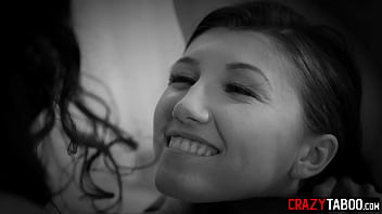 Dominate lesbian Maya Woulfe mounts big-titted teen Leana Lovings