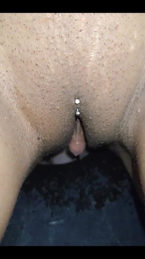 I Fucked Hard in the Gloryhole While the Cuckold Filmed