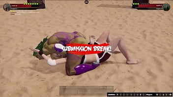 Eleonore VS Jennifer Walters (Naked Fighter 3D)